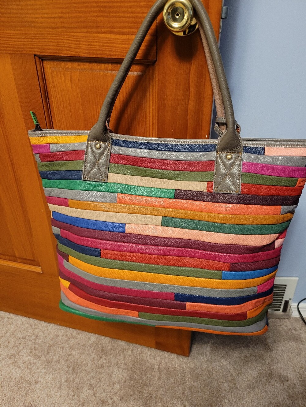 Amerileather Rozaly Leather Tote
